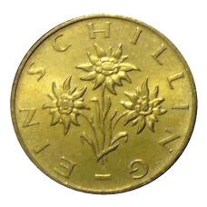 Монета 1 шиллинг 1990 года Австрия (реверс)