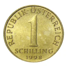 Монета 1 шиллинг 1998 года Австрия (аверс)