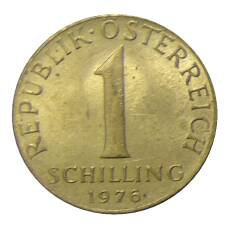Монета 1 шиллинг 1976 года Австрия (аверс)