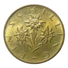 Монета 1 шиллинг 1991 года Австрия (реверс)