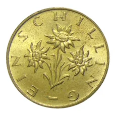 Монета 1 шиллинг 1991 года Австрия (реверс)