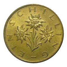 Монета 1 шиллинг 1990 года Австрия (реверс)