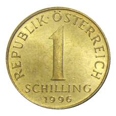 Монета 1 шиллинг 1996 года Австрия (аверс)