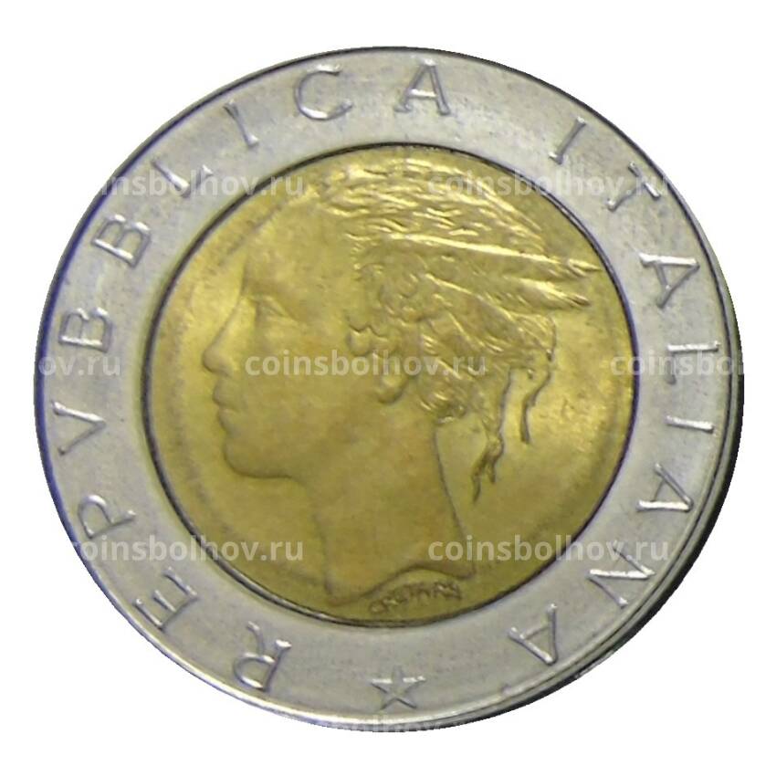 Монета 500 лир 1982 года Италия (вид 2)