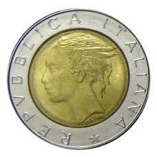 Монета 500 лир 1982 года Италия (реверс)