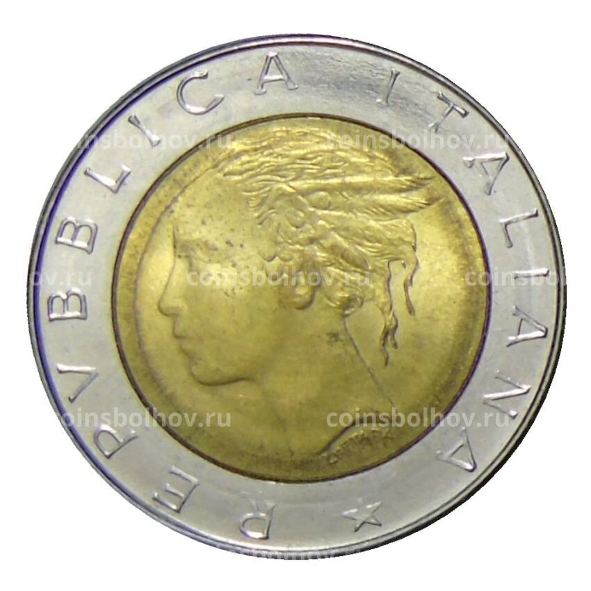 Монета 500 лир 1983 года Италия (вид 2)