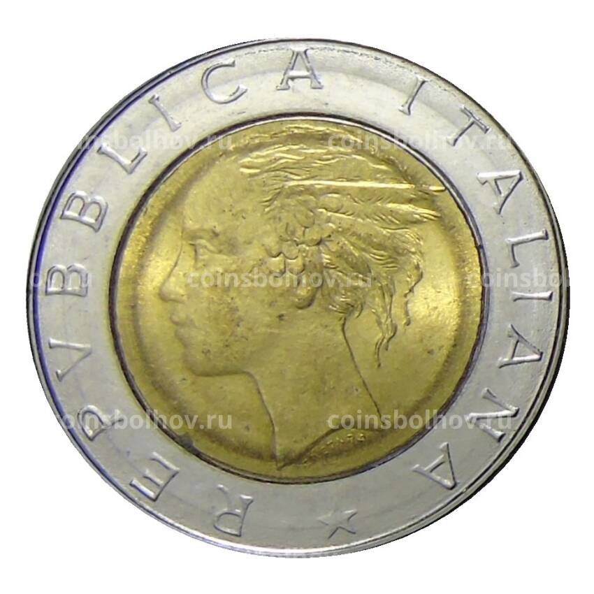 Монета 500 лир 1986 года Италия (вид 2)