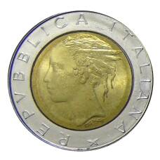 Монета 500 лир 1983 года Италия (реверс)