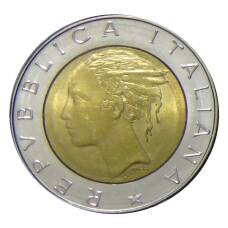 Монета 500 лир 1982 года Италия (реверс)