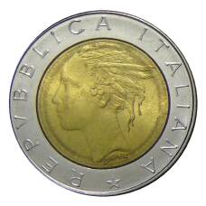 Монета 500 лир 1983 года Италия (реверс)