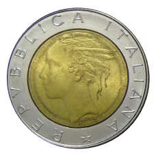 Монета 500 лир 1983 года Италия (реверс)