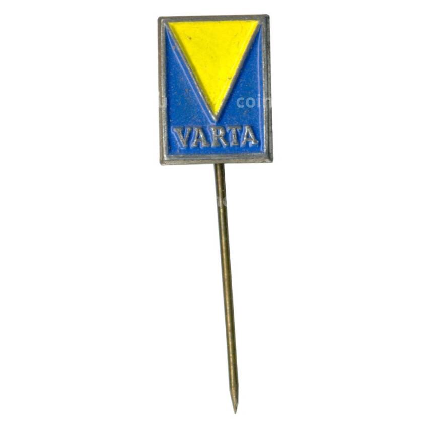 Значок рекламный Varta (Германия)