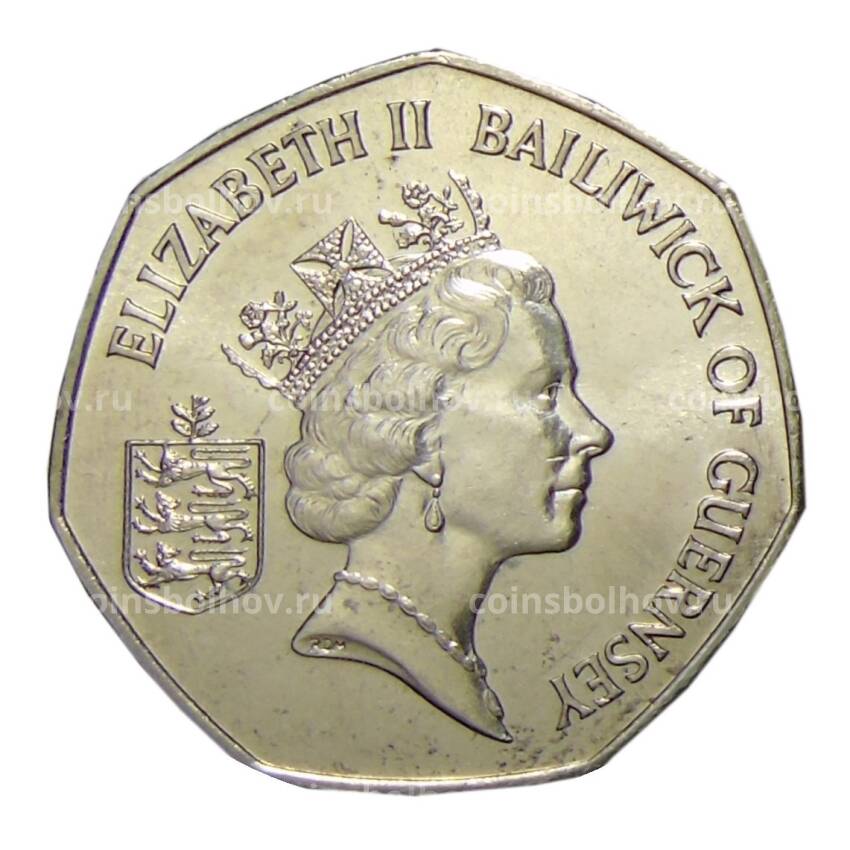 Монета 50 пенсов 1985 года Гернси (вид 2)