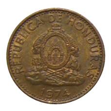 Монета 1 сентаво 1974 года Гондурас (реверс)