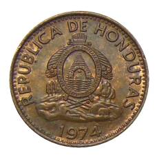 Монета 1 сентаво 1974 года Гондурас (реверс)