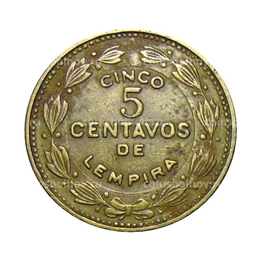 Монета 5 сентаво 1975 года Гондурас