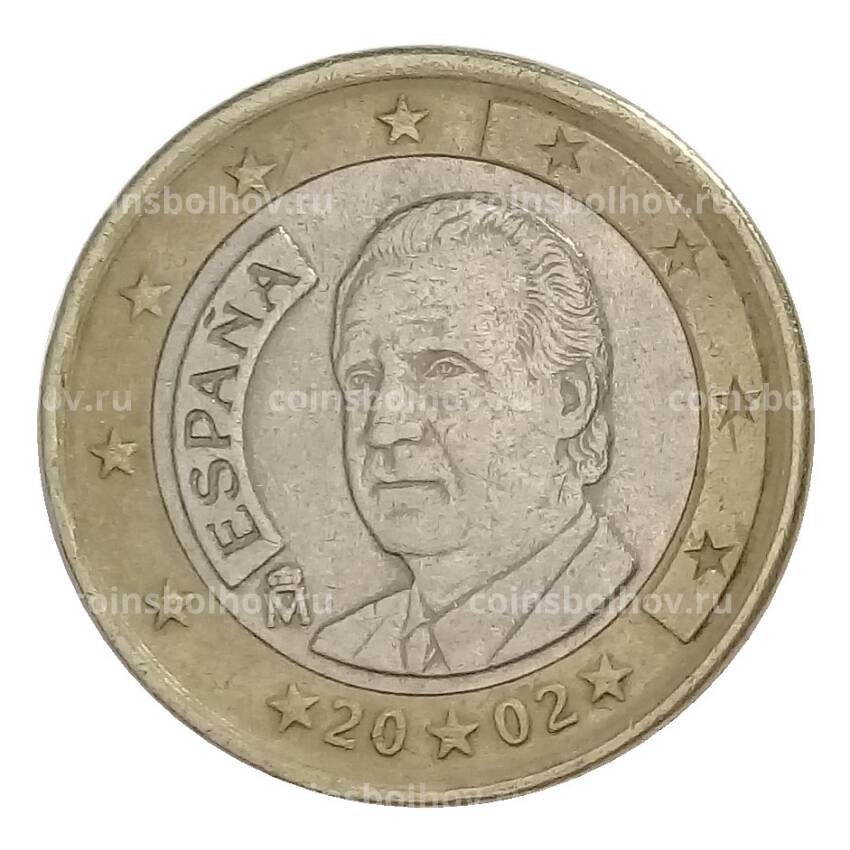 Монета 1 евро 2002 года Испания
