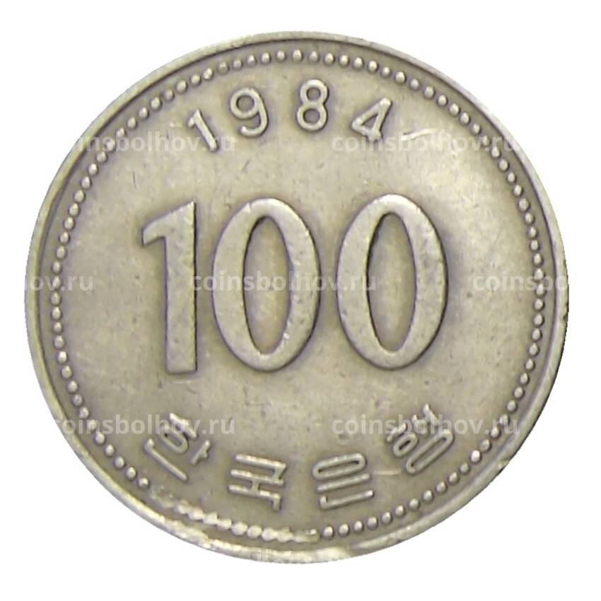 Монета 100 вон 1984 года Южная Корея