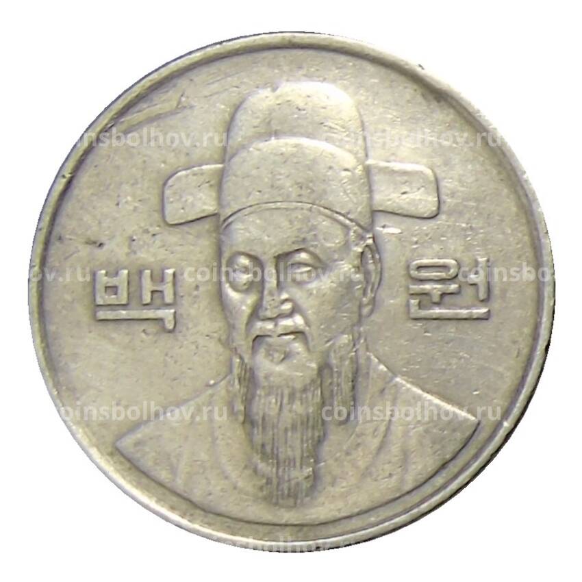 Монета 100 вон 1984 года Южная Корея (вид 2)