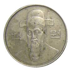 Монета 100 вон 1986 года Южная Корея (реверс)