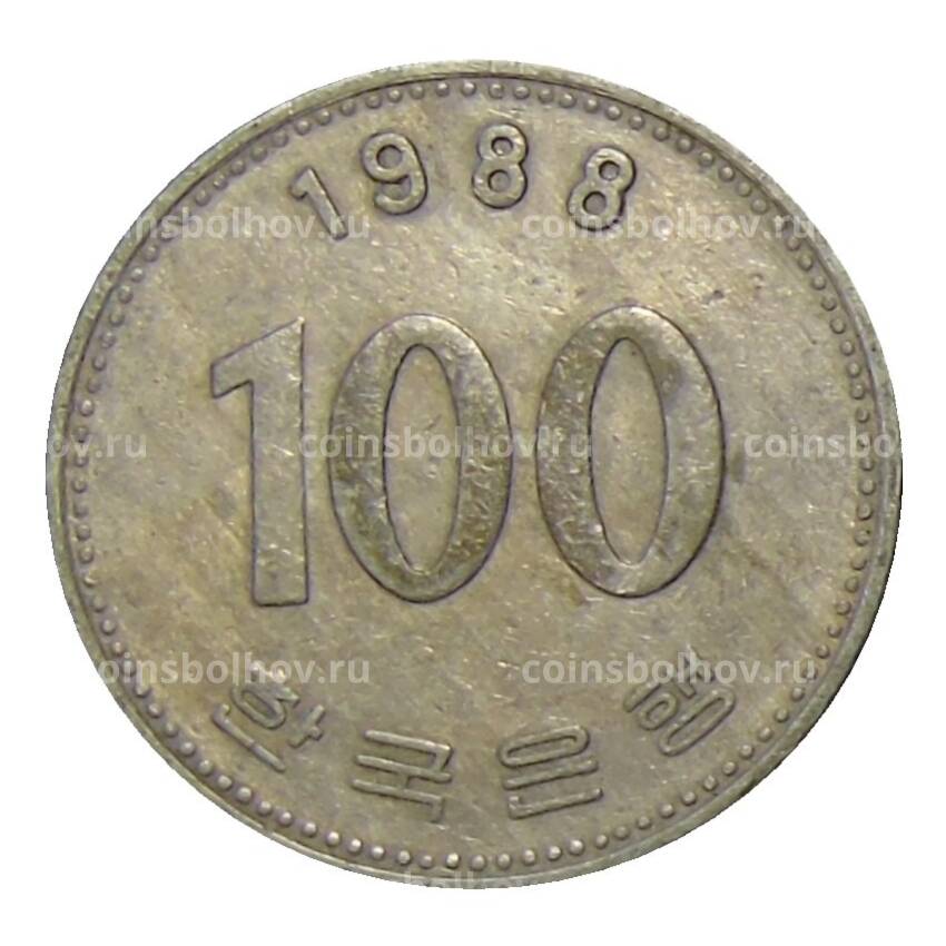 Монета 100 вон 1988 года Южная Корея