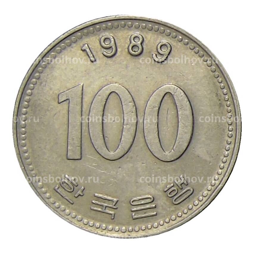 Монета 100 вон 1989 года Южная Корея
