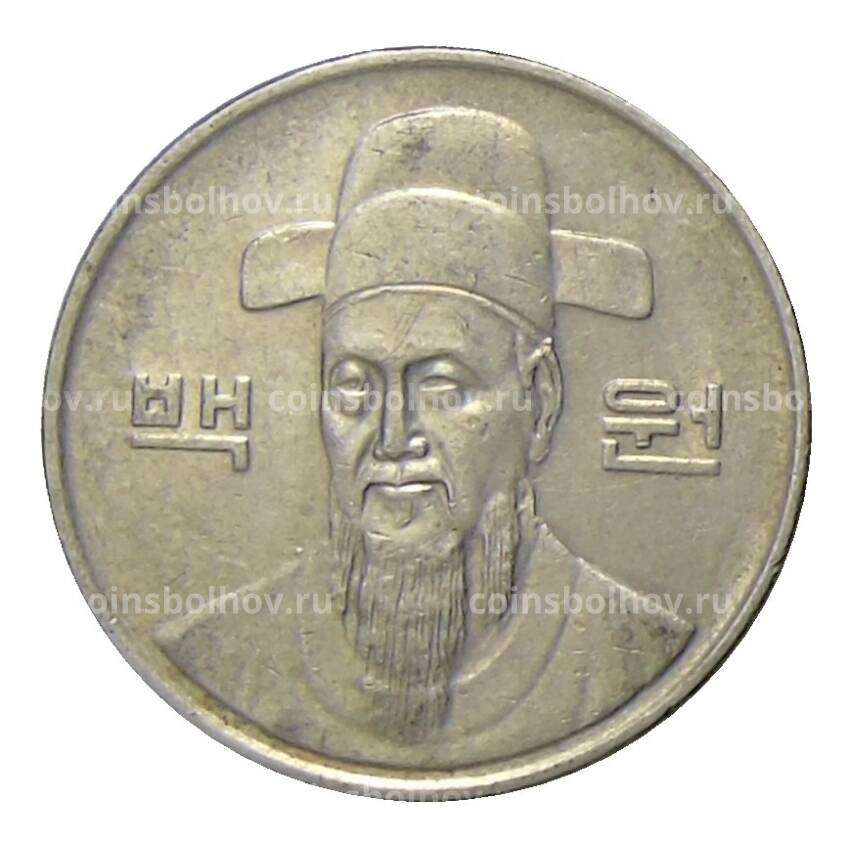 Монета 100 вон 1989 года Южная Корея (вид 2)