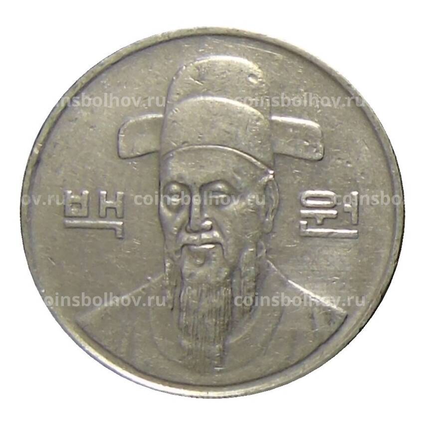 Монета 100 вон 1991 года Южная Корея (вид 2)