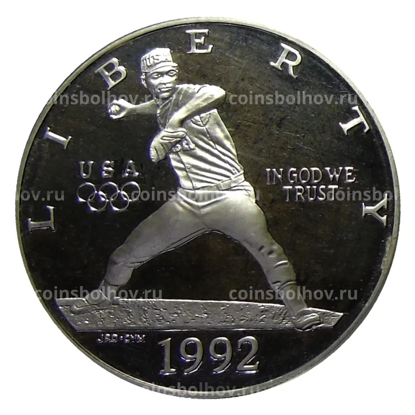 Монета 1 доллар 1992 года S США —  XXV летние Олимпийские Игры, Барселона 1992