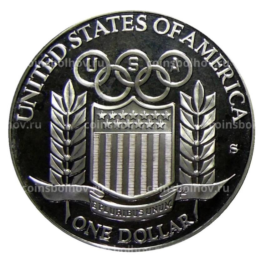 Монета 1 доллар 1992 года S США —  XXV летние Олимпийские Игры, Барселона 1992 (вид 2)