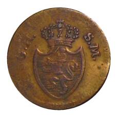 Монета 1 пфенниг 1819 года Германские государства Гессен-Дармштадт (реверс)