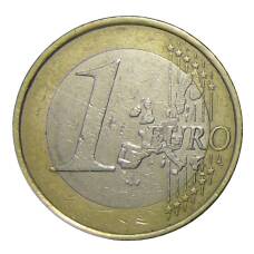 Монета 1 евро 2002 года J Германия (реверс)