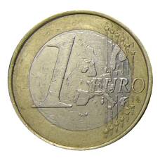 Монета 1 евро 2002 года J Германия (реверс)