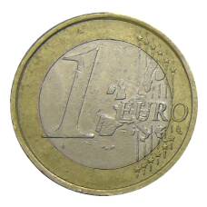 Монета 1 евро 2002 года D Германия (реверс)