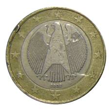 Монета 1 евро 2002 года G Германия (аверс)