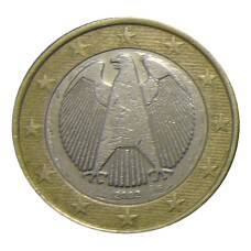 Монета 1 евро 2002 года G Германия (аверс)