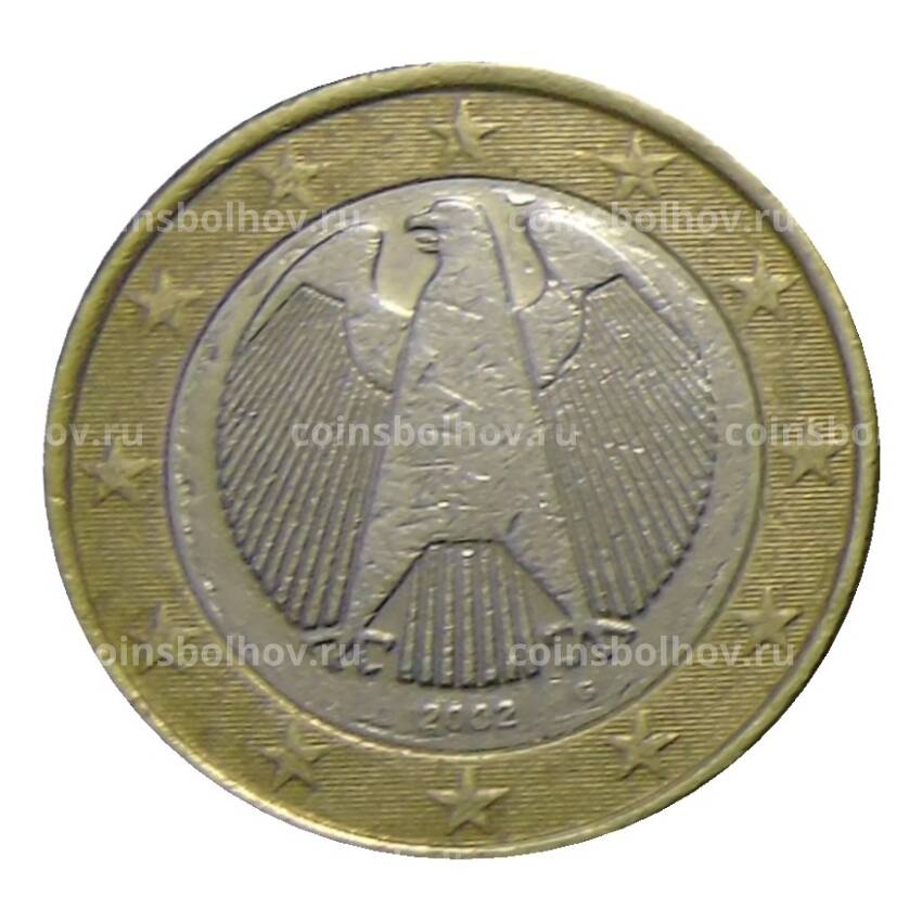 Монета 1 евро 2002 года G Германия
