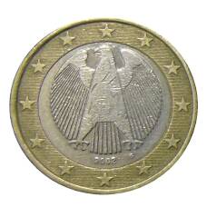 Монета 1 евро 2002 года G Германия (аверс)