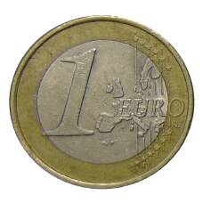 Монета 1 евро 2002 года F Германия (реверс)