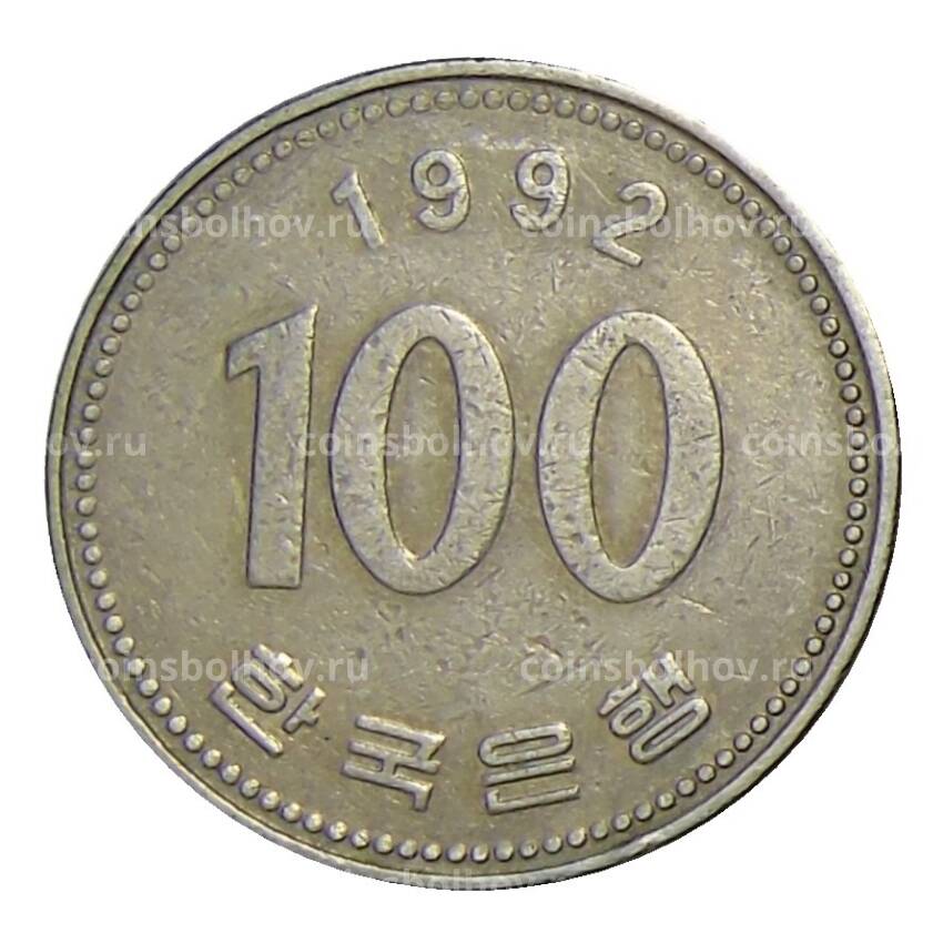 Монета 100 вон 1992 года Южная Корея