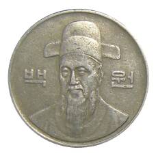 Монета 100 вон 1992 года Южная Корея (реверс)