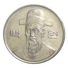 Монета 100 вон 1992 года Южная Корея (реверс)