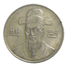 Монета 100 вон 1992 года Южная Корея (реверс)