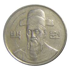 Монета 100 вон 1994 года Южная Корея (реверс)