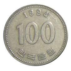 Монета 100 вон 1994 года Южная Корея (аверс)
