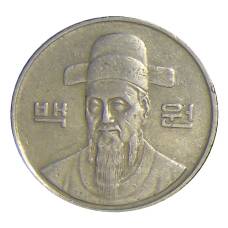 Монета 100 вон 1994 года Южная Корея (реверс)