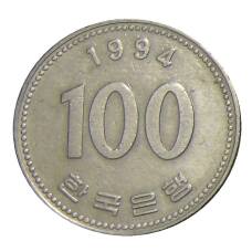 Монета 100 вон 1994 года Южная Корея (аверс)
