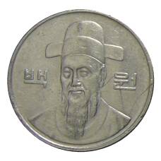 Монета 100 вон 1996 года Южная Корея (реверс)