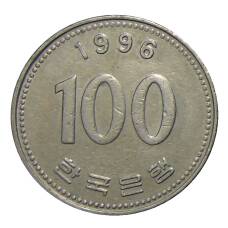 Монета 100 вон 1996 года Южная Корея (аверс)
