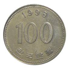 Монета 100 вон 1996 года Южная Корея (аверс)